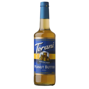 Torani Sugar Free Peanut Butter Flavoring Syrup 750mL Glass Bottle