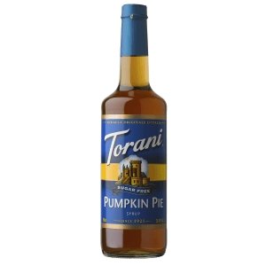 Torani Sugar Free Pumpkin Pie Flavoring Syrup 750mL Plastic Bottle