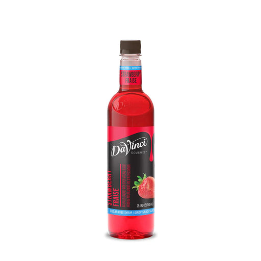 Davinci Sugar Free Strawberry Flavoring Syrup 750mL Plastic Bottle