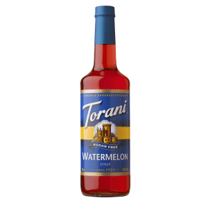Torani Sugar Free Watermelon Flavoring Syrup 750mL Glass Bottle
