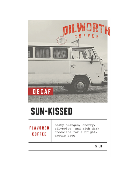 Dilworth Coffee Sun-Kissed Decaf Flavored Coffee 5lb Bulk Bag