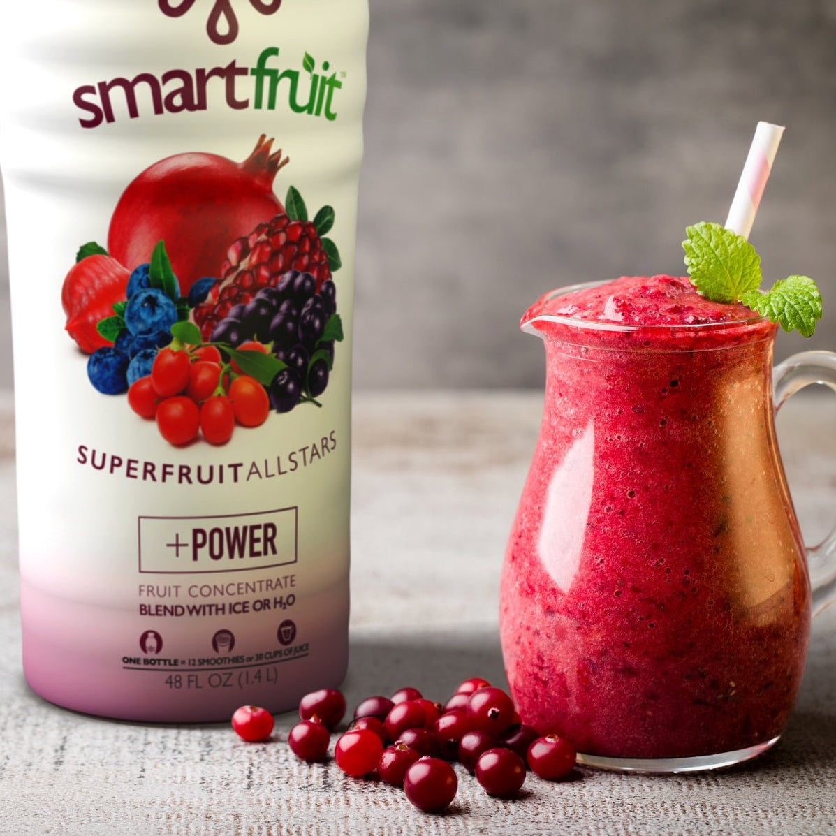 Smartfruit Superfruit All-Stars Fruit Smoothie Concentrate 48oz Bottle ...