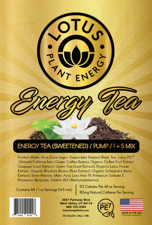 Lotus Energy Sweet Energy Tea Concentrates 64oz Bottle