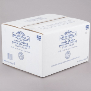 Ghirardelli Chocolate Sweet Ground Chocolate & Cocoa Gourmet Powder 30lb Box