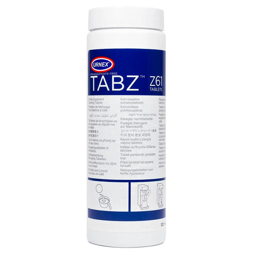 Urnex TABZ Coffee Equipment Cleaning Tablets 120ct 4g Bottle