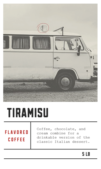 Dilworth Coffee Tiramisu Flavored Coffee 5lb Bulk Bag