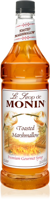 Monin Toasted Marshmallow Flavoring Syrup 1L Plastic Bottle