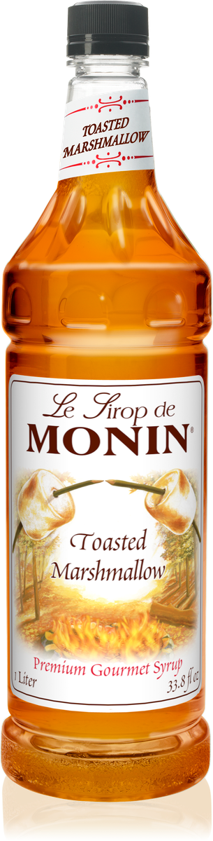 Monin Toasted Marshmallow Flavoring Syrup 1L Plastic Bottle