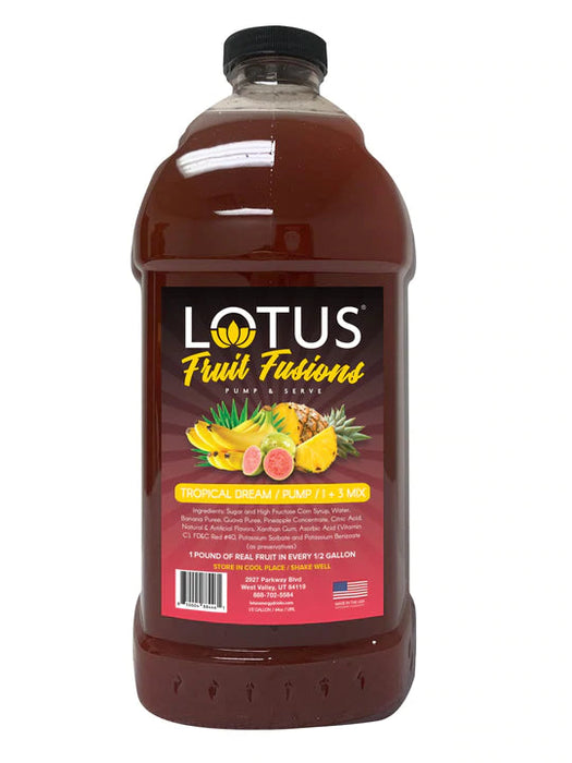 Lotus Energy Tropical Dream Fruit Fusions Concentrates 64oz Bottle