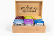 Two Leaves Bamboo Box for 6 teas