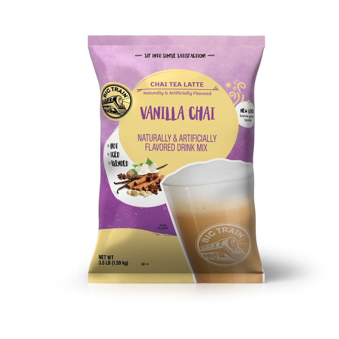 Big Train Vanilla Chai Tea Latte Mix 3.5lb Bag