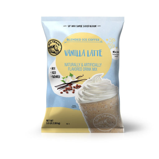 Big Train Vanilla LATTE Blended Iced Coffee Mix 3.5lb Bag