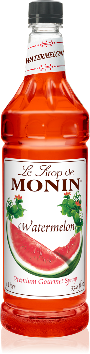 Monin Watermelon Flavoring Syrup 1L Plastic Bottle