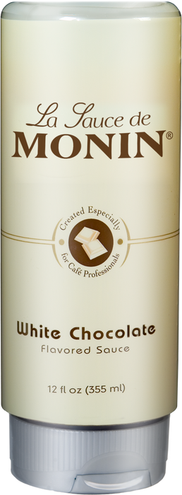 Monin White Chocolate Flavoring Sauce 12oz Bottle