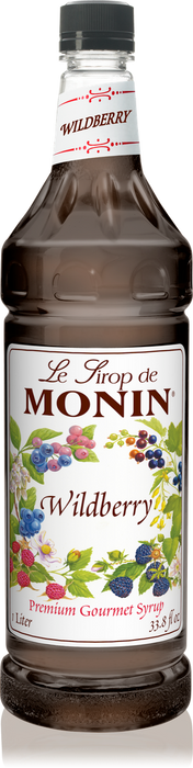 Monin Wildberry Flavoring Syrup 1L Plastic Bottle