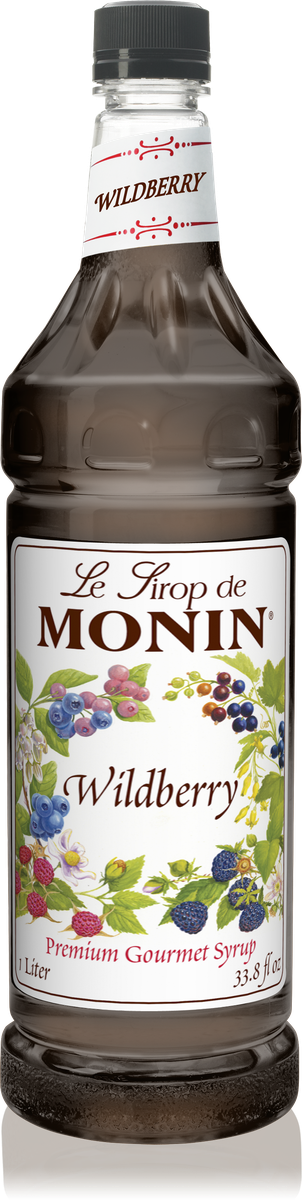 Monin Wildberry Flavoring Syrup 1L Plastic Bottle