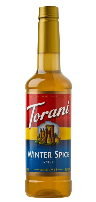Torani Winter Spice Flavoring Syrup 750mL Plastic Bottle