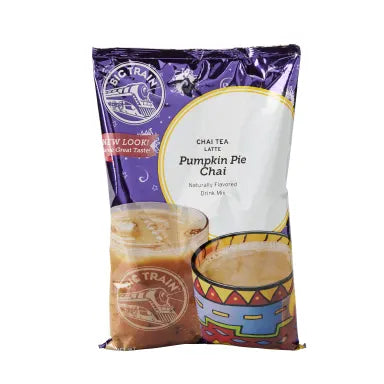 Big Train Pumpkin Pie Chai Tea Latte Mix 4 - 3.5lb Bags (CASE)