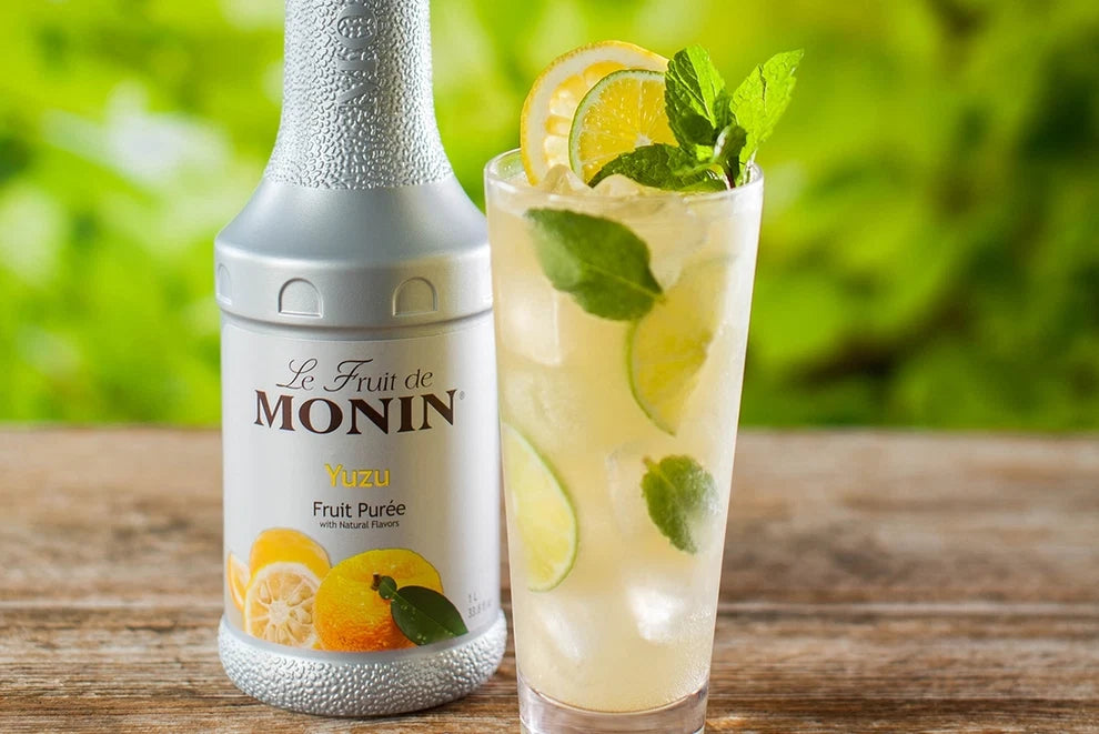 Monin Yuzu Fruit Puree 4 - 1L Bottles (CASE)
